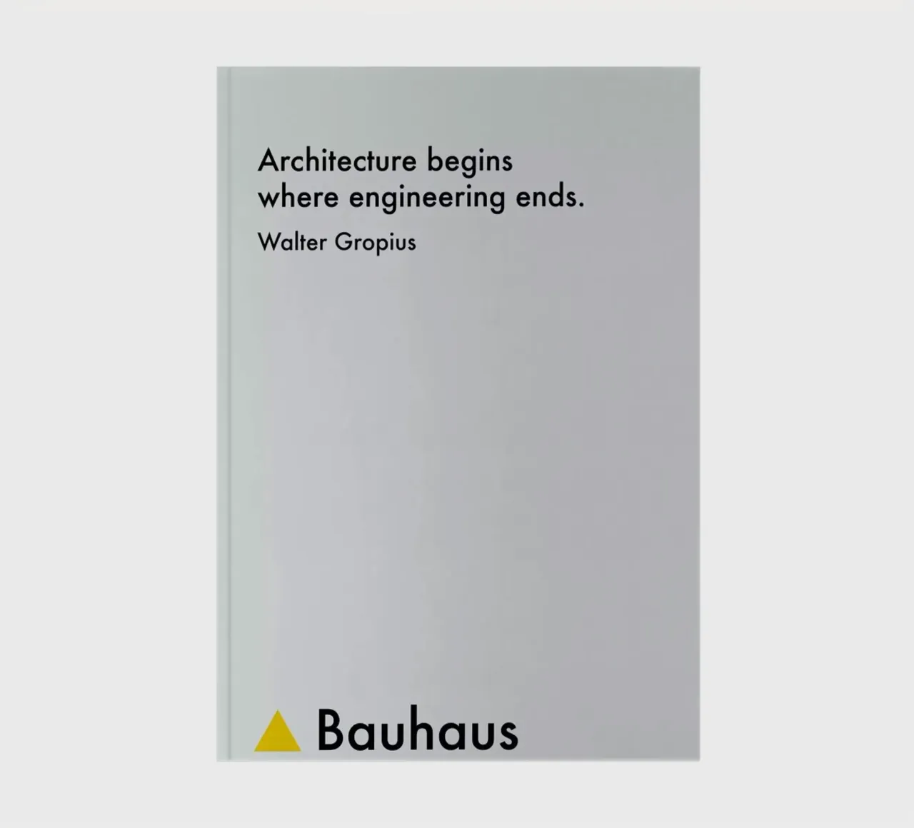Gropius - Architecture diario da Studio One