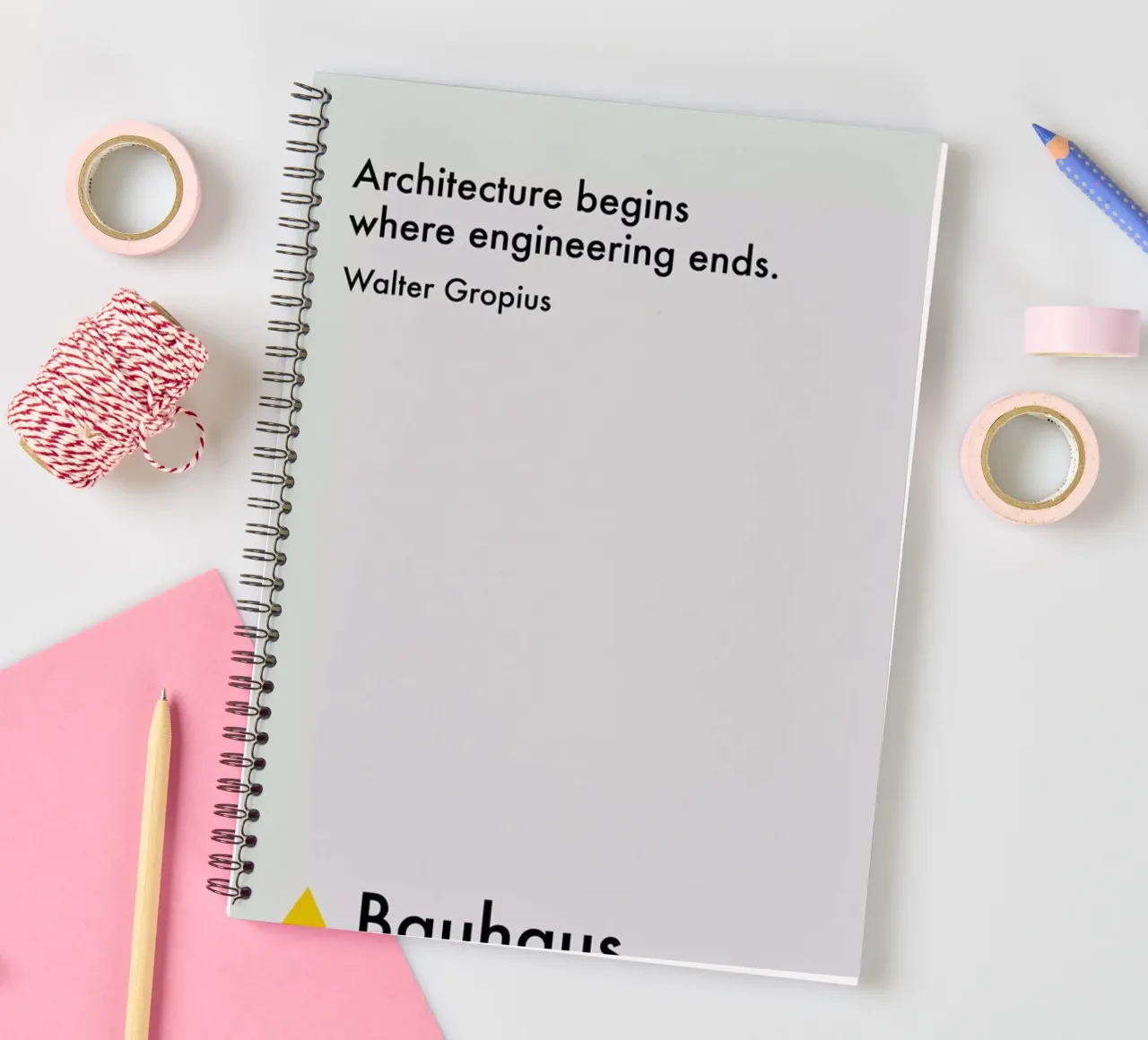 Gropius - Architecture spiral notebook by Studio One