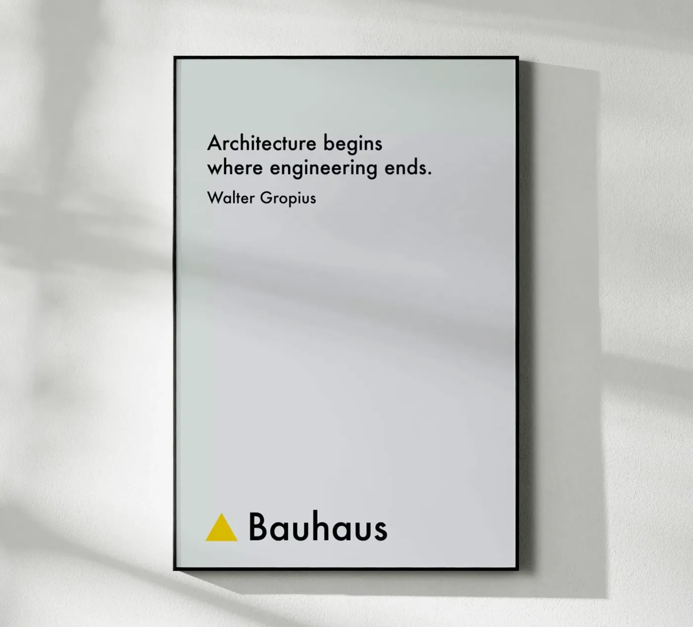 Gropius - Architecture acryl van Studio One