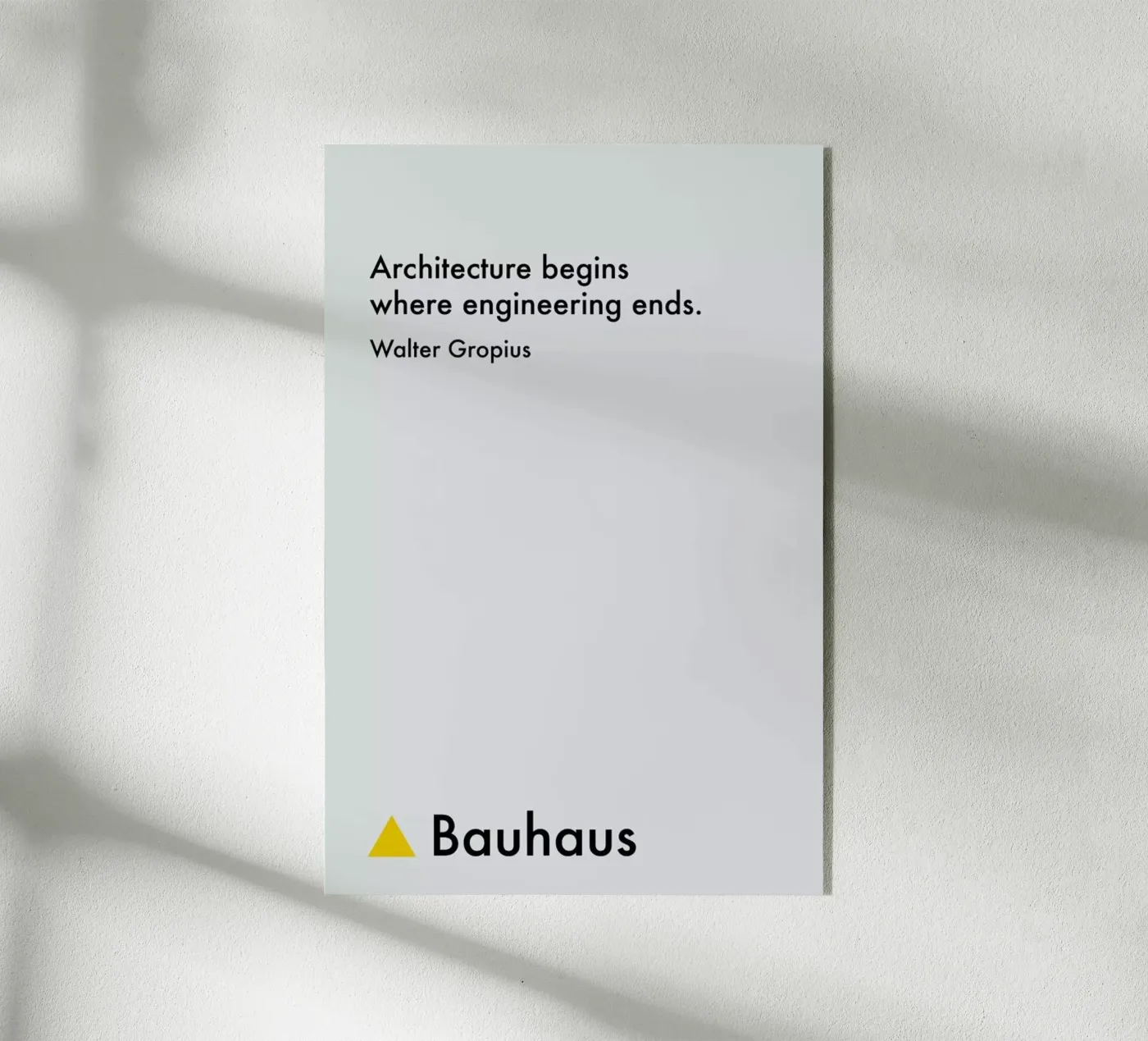 Gropius - Architecture Acryl-Glas von Studio One