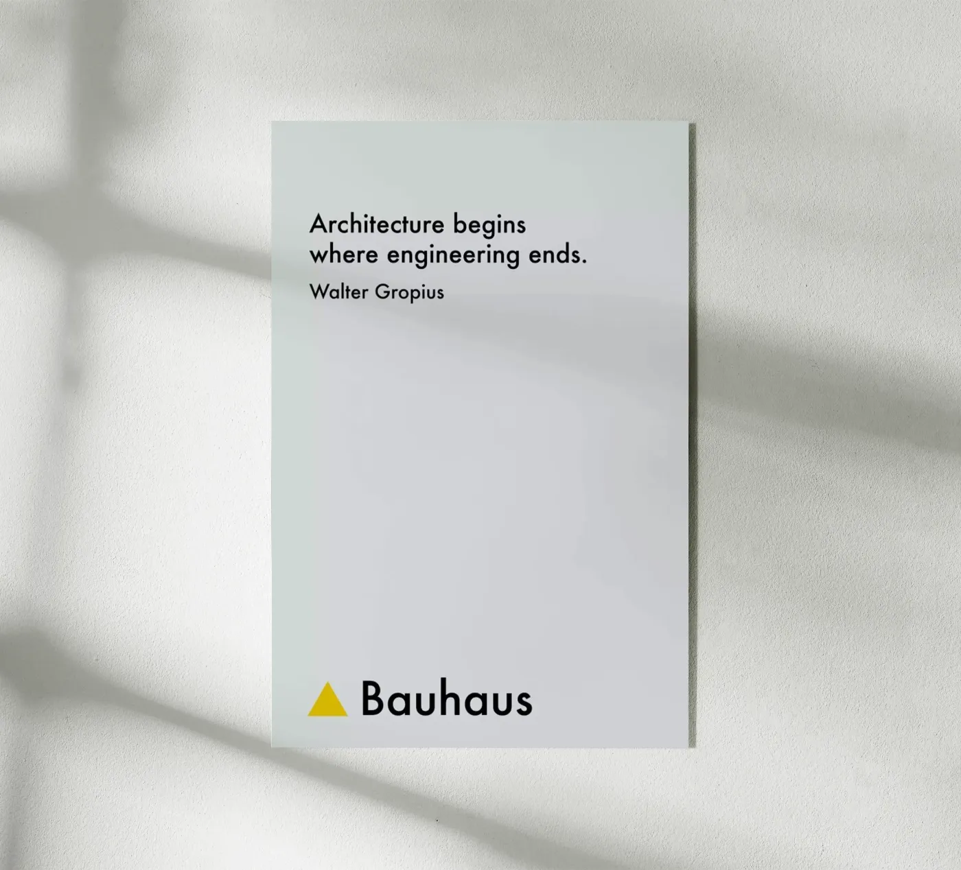 Gropius - Architecture acryl van Studio One