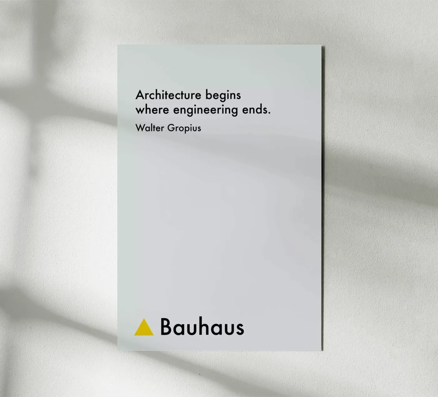 Gropius - Architecture pannello forex da Studio One