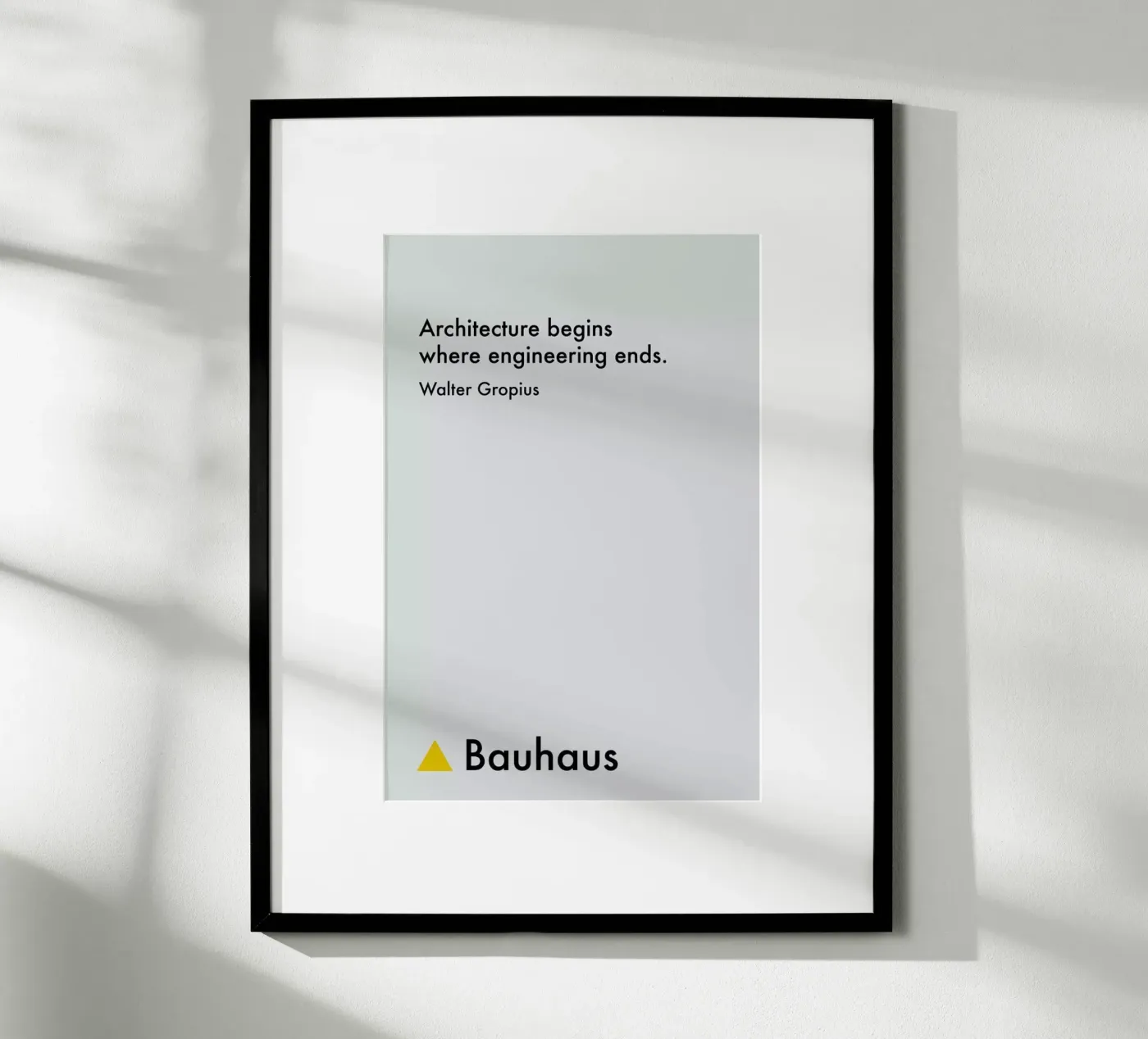 Gropius - Architecture poster van Studio One
