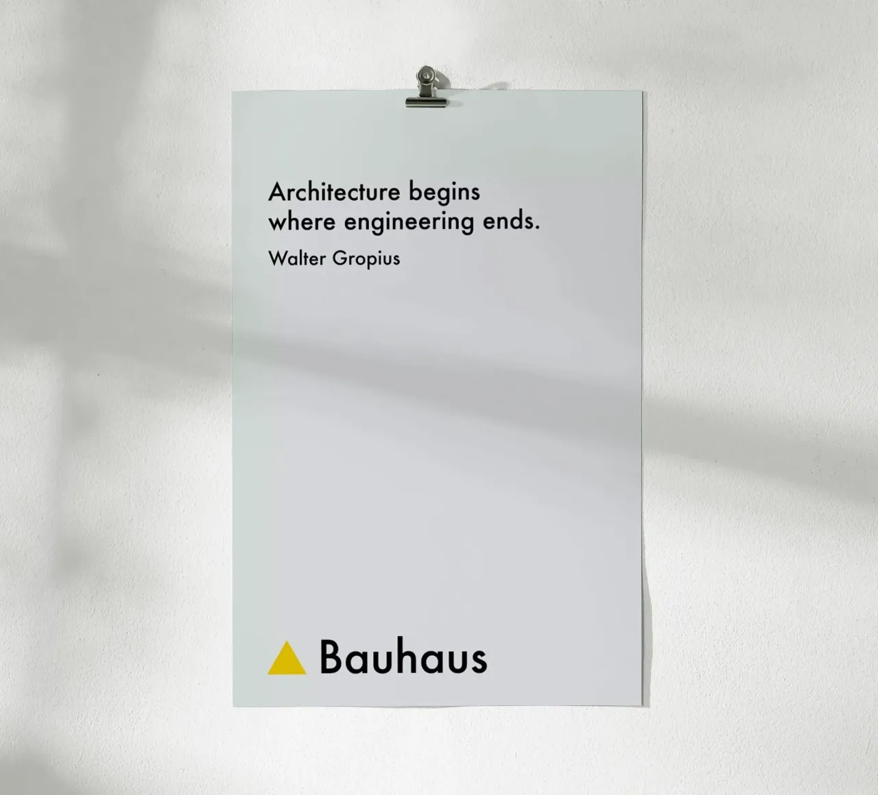 Gropius - Architecture poster da Studio One