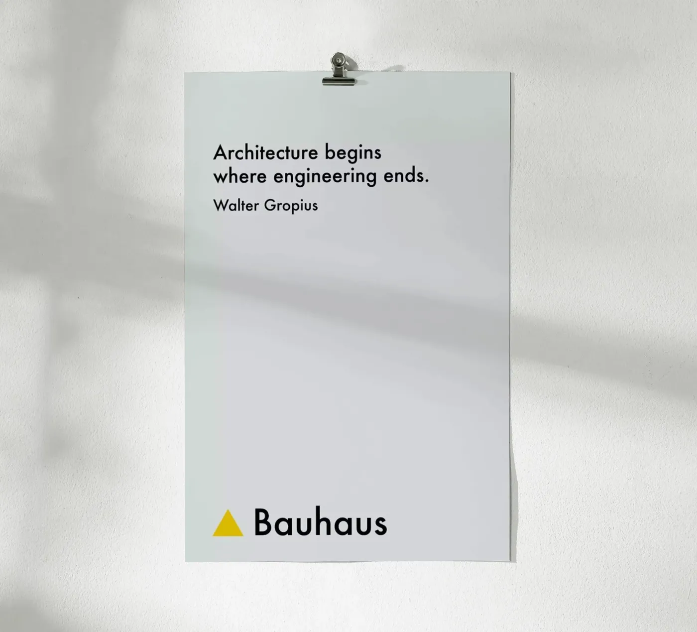 Gropius - Architecture poster van Studio One