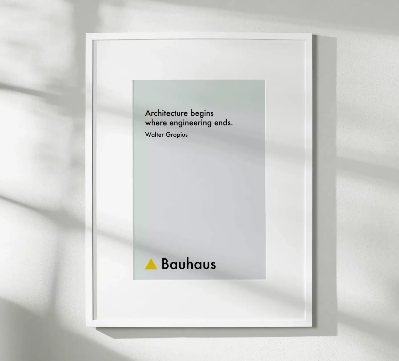 Gropius - Architecture poster van Studio One