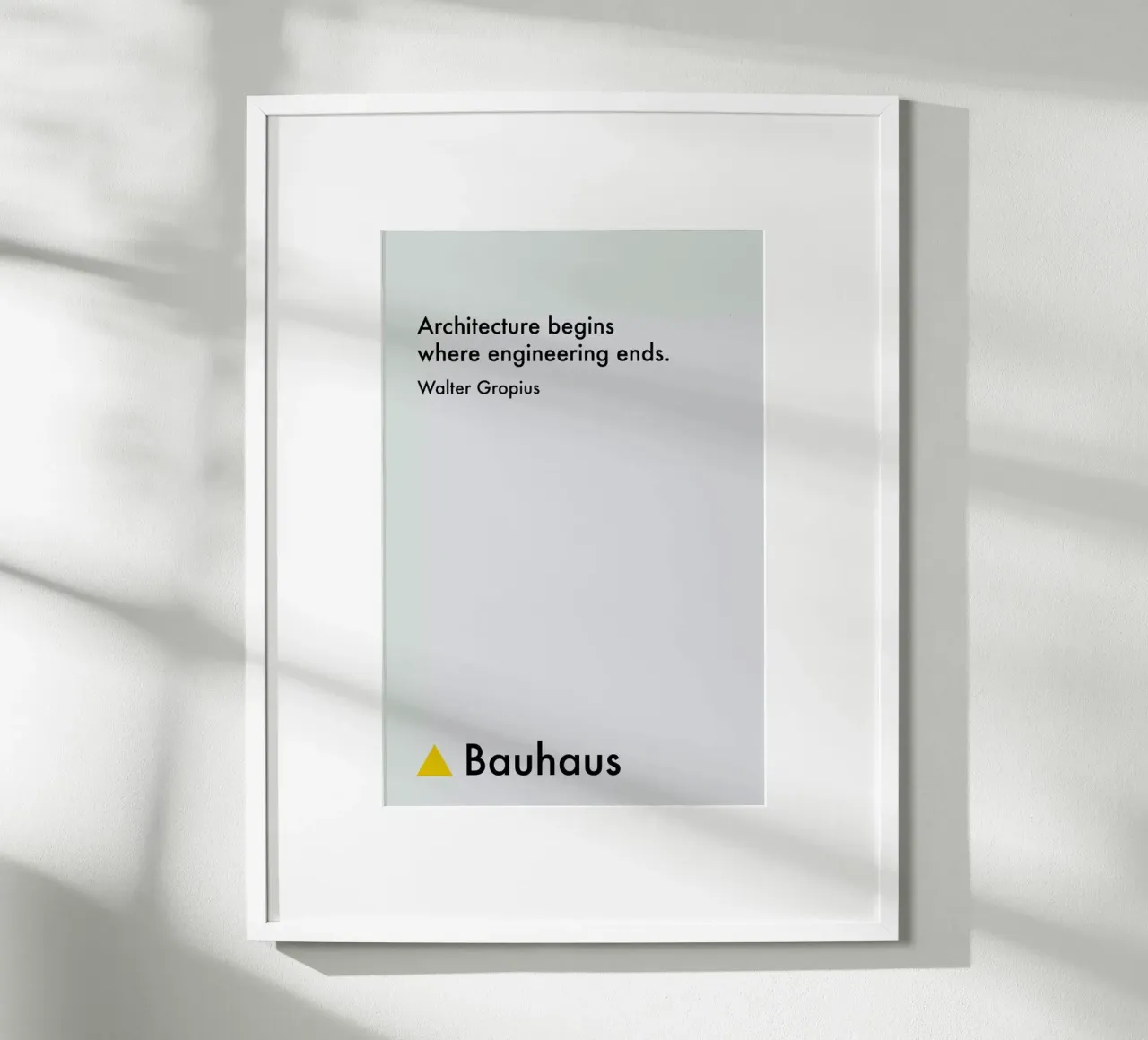 Gropius - Architecture poster da Studio One