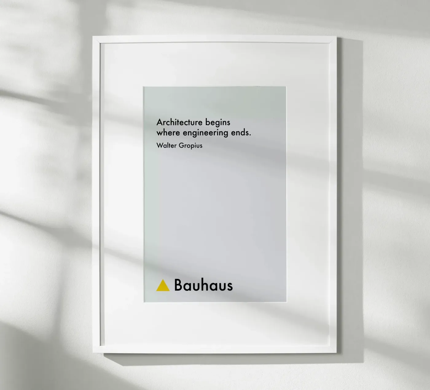 Gropius - Architecture poster van Studio One