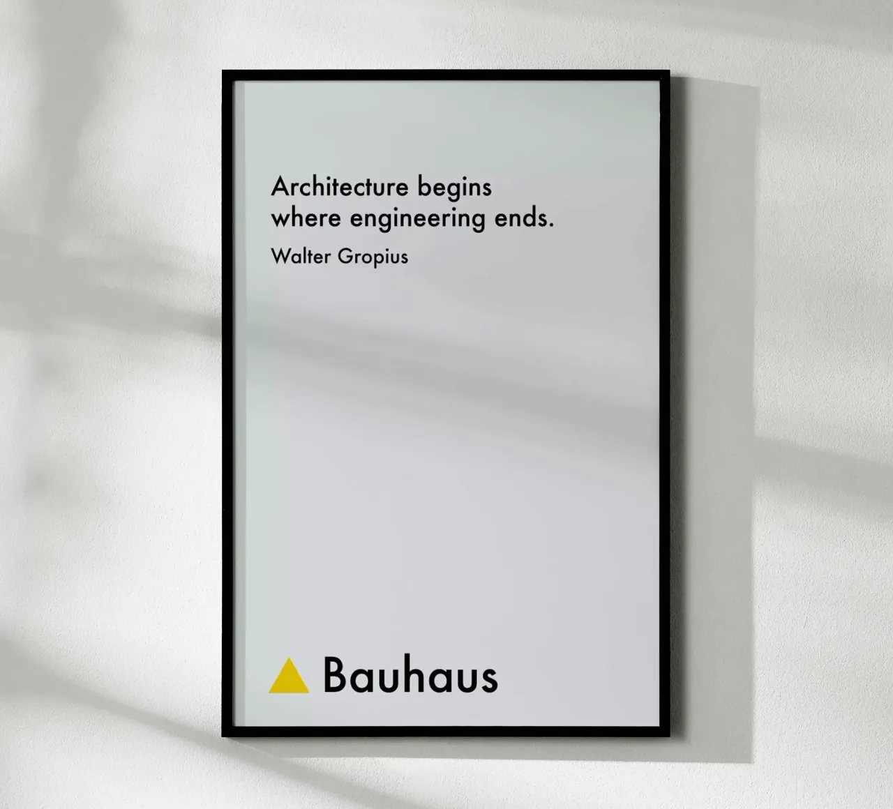 Gropius - Architecture poster da Studio One