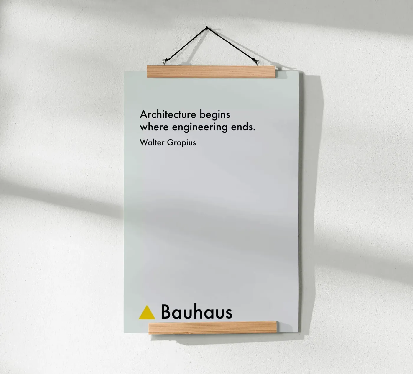 Gropius - Architecture poster van Studio One