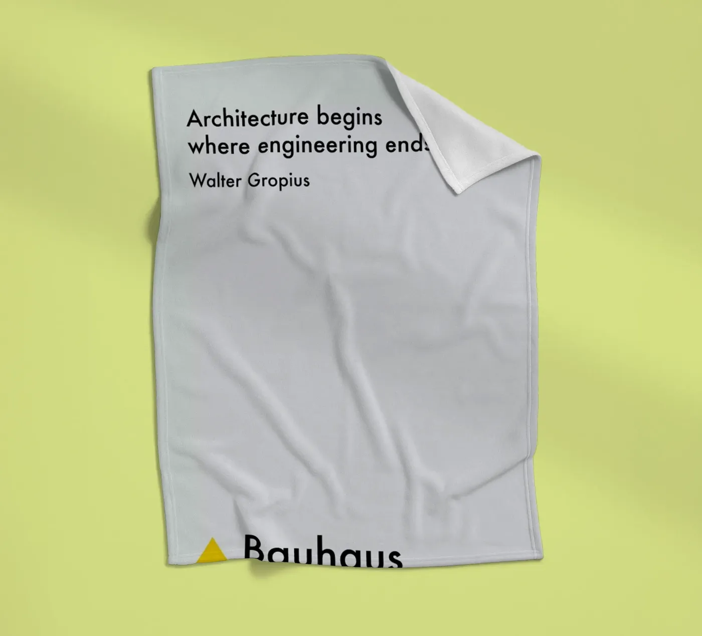 Gropius - Architecture Fleecedecke von Studio One