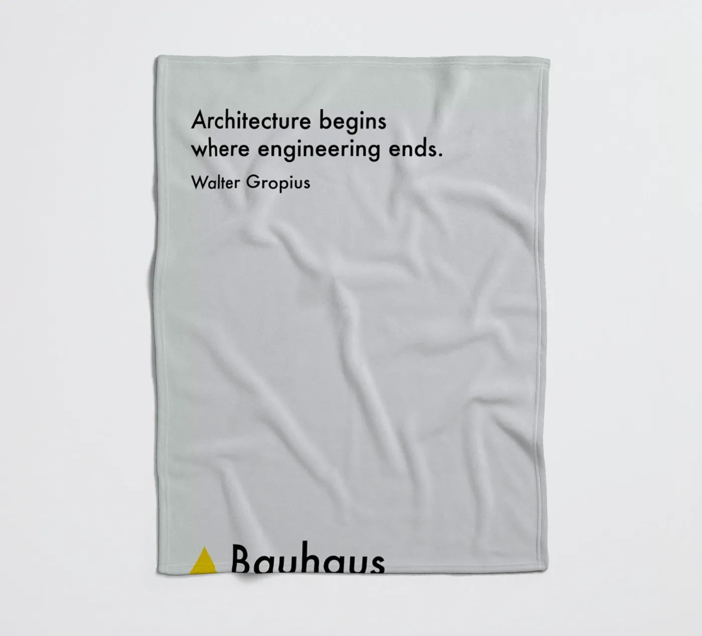 Gropius - Architecture Fleecedecke von Studio One