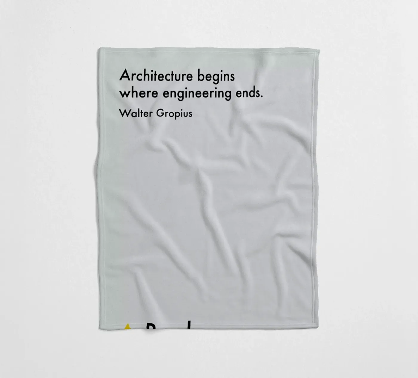 Gropius - Architecture Fleecedecke von Studio One