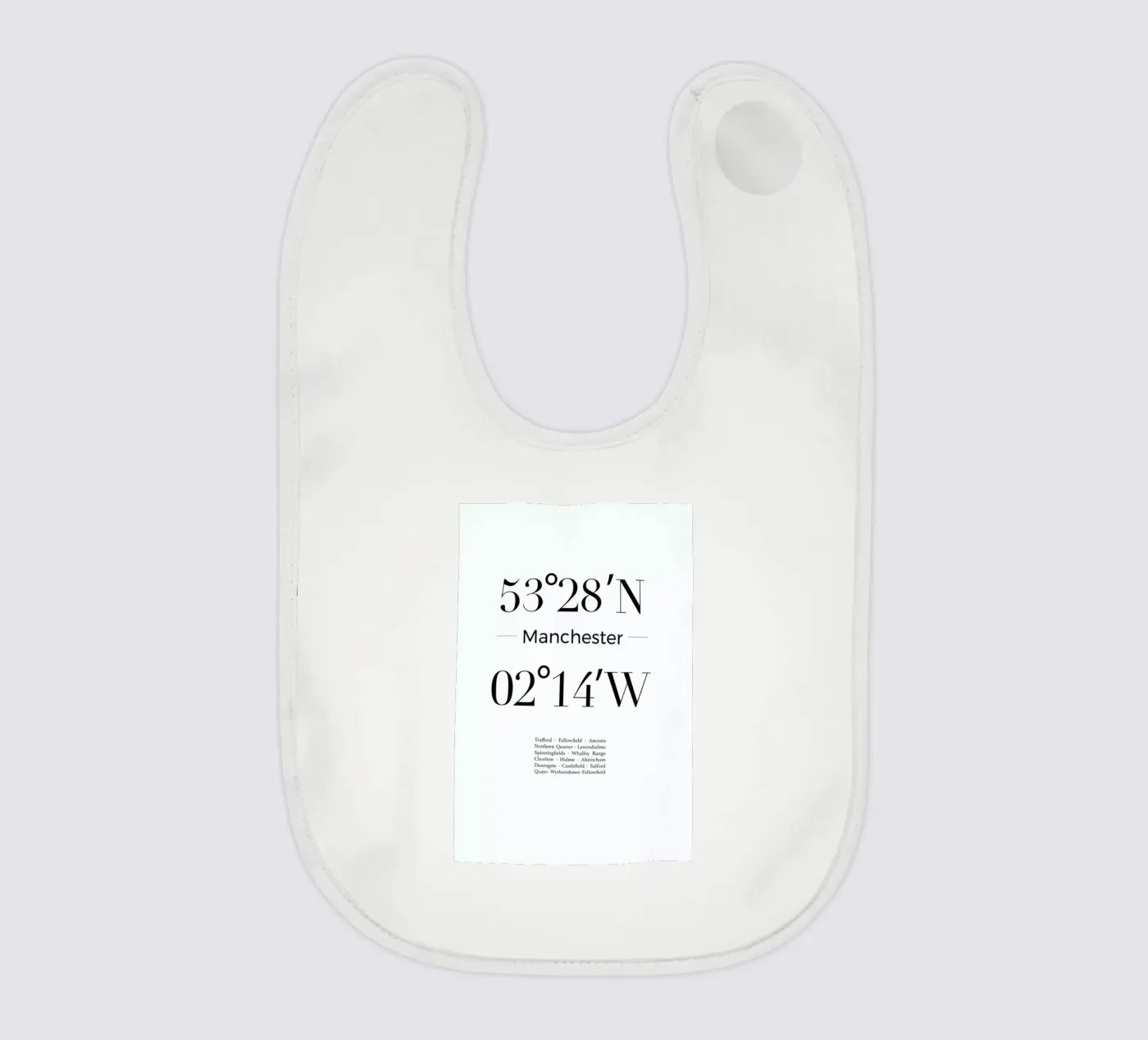 Manchester Babylätzchen von Studio One