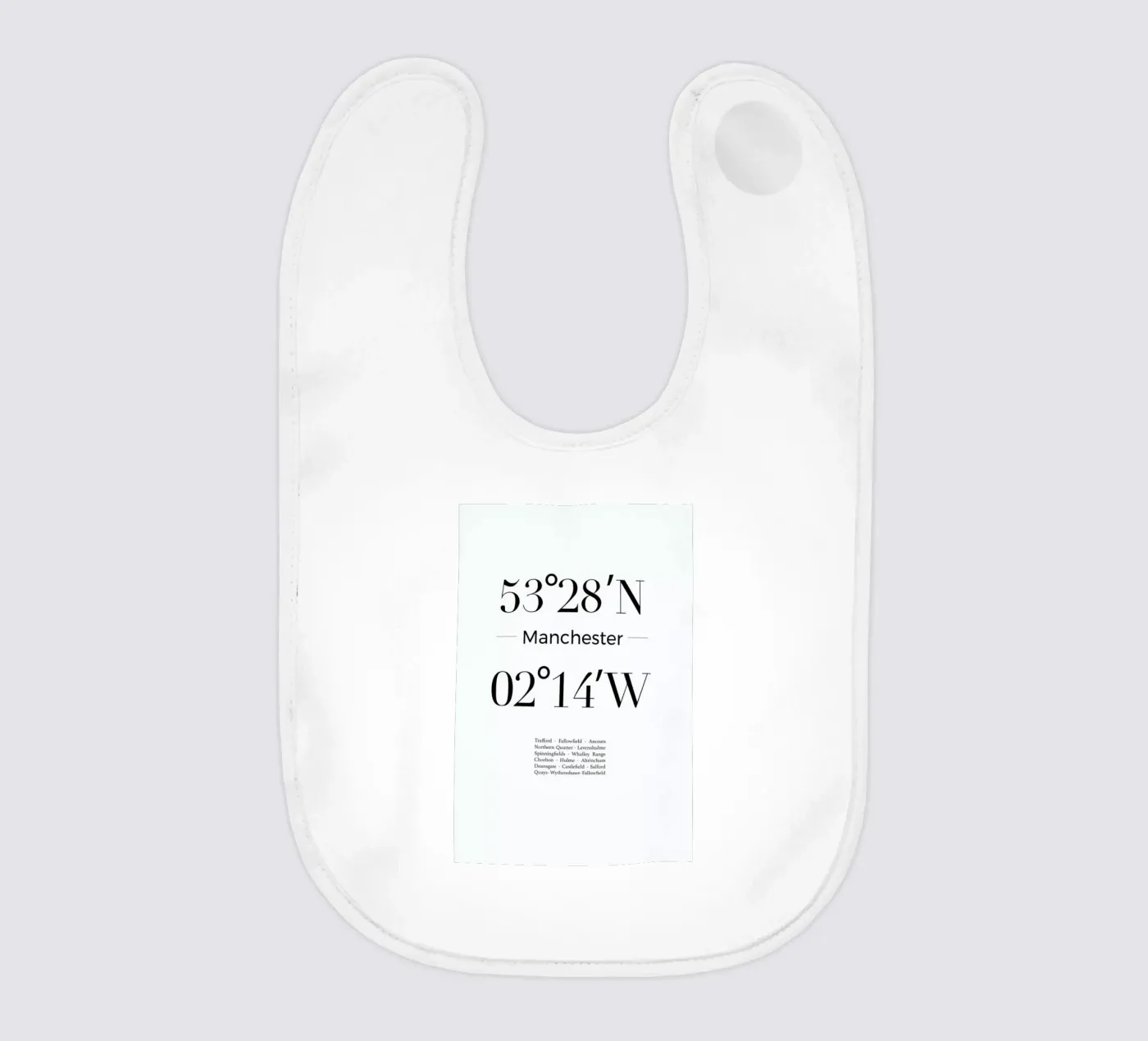 Manchester Babylätzchen von Studio One