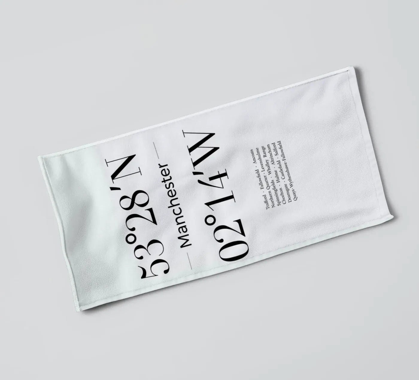 Manchester badhanddoek van Studio One