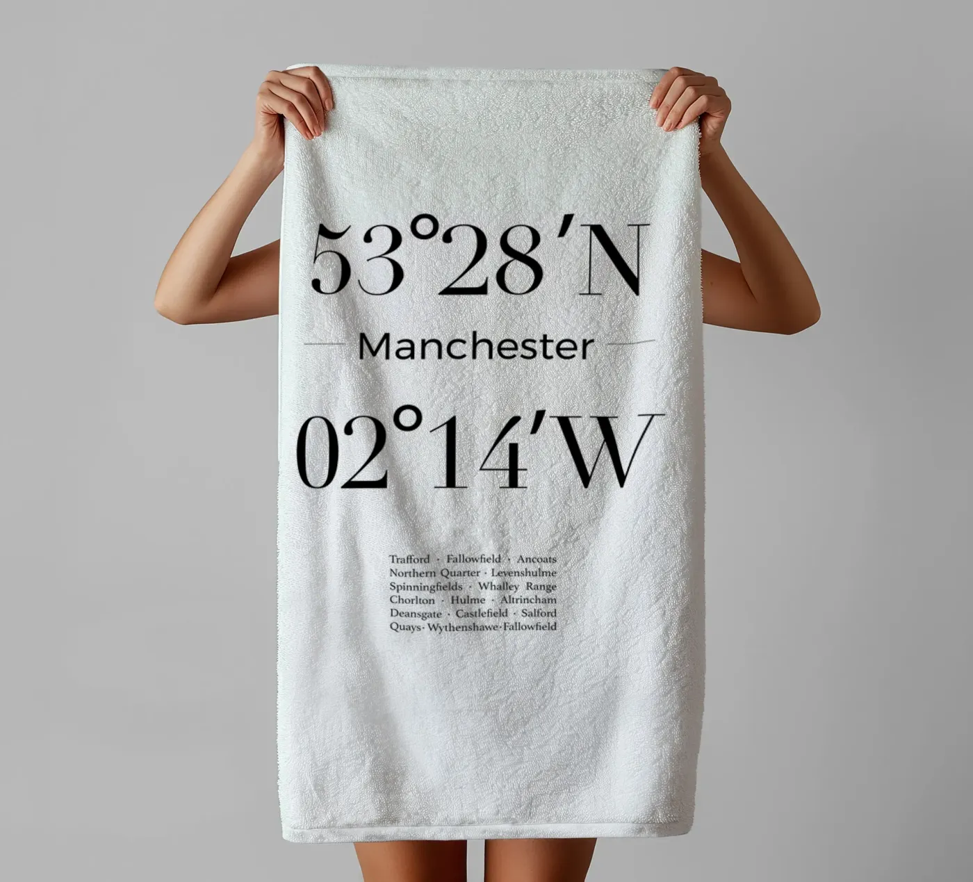 Manchester badhanddoek van Studio One