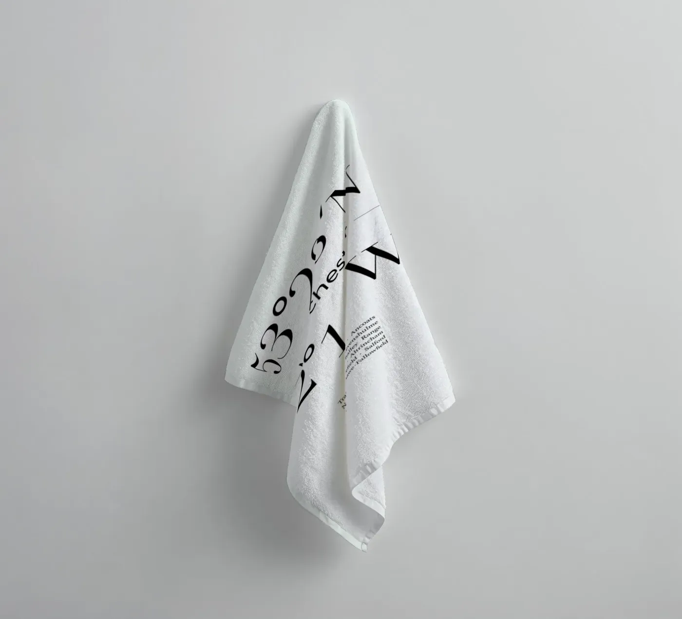 Manchester badhanddoek van Studio One