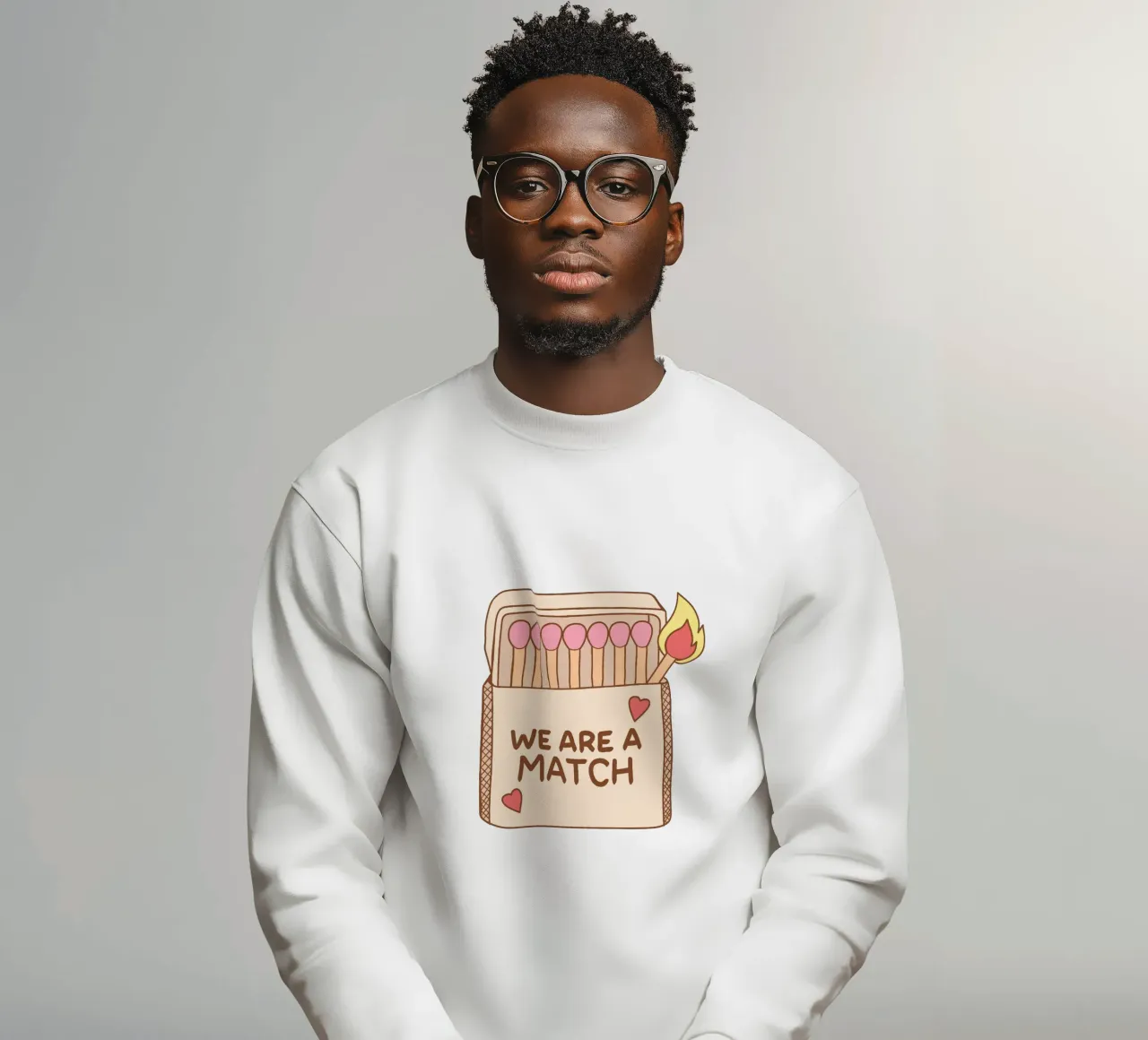 Wij zijn een match sweatshirt van Loobs