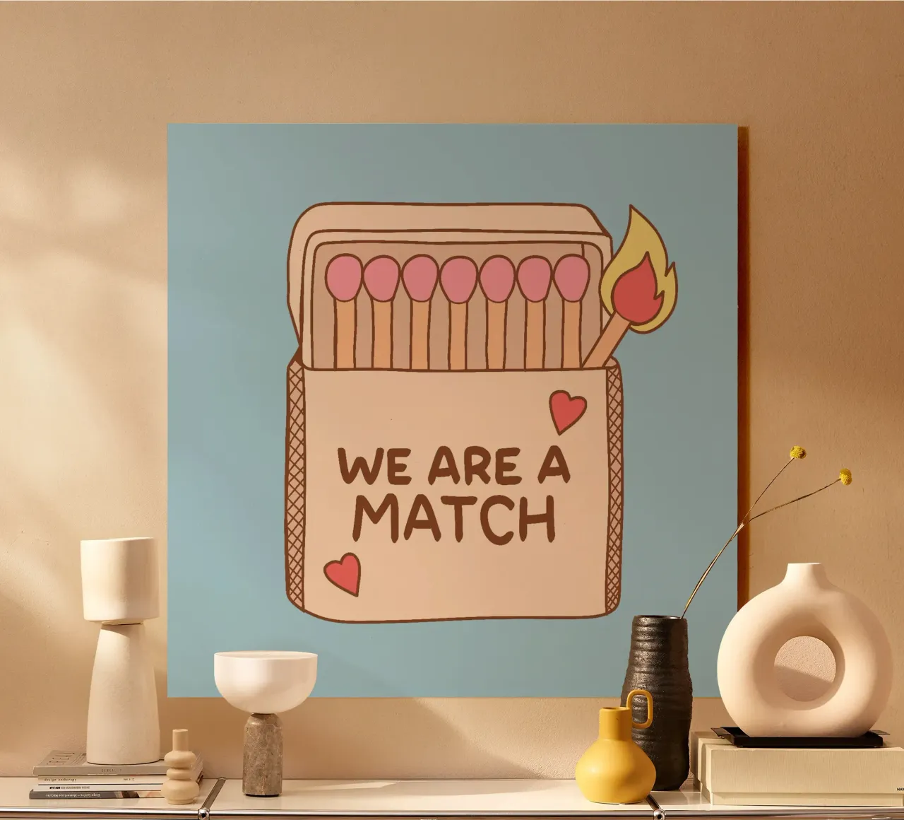 Nous sommes compatibles plexiglas de Loobs