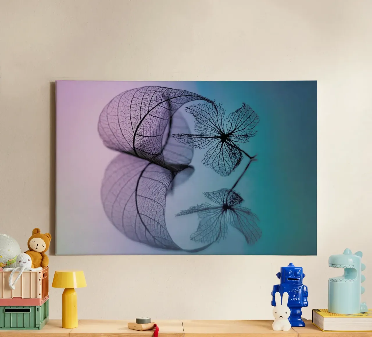 Story of Leaf and Flower - Shihya Kowatari tela con Cornice a cassetta da Pictufy