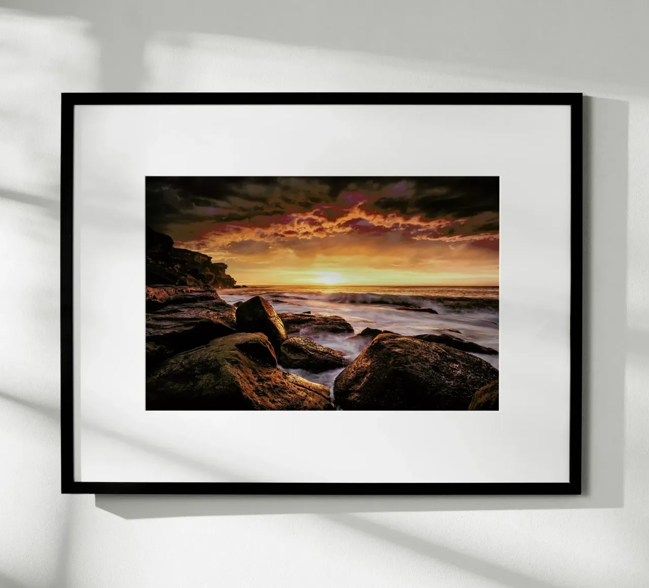Cape Solander poster con telaio in plastica da Pictufy