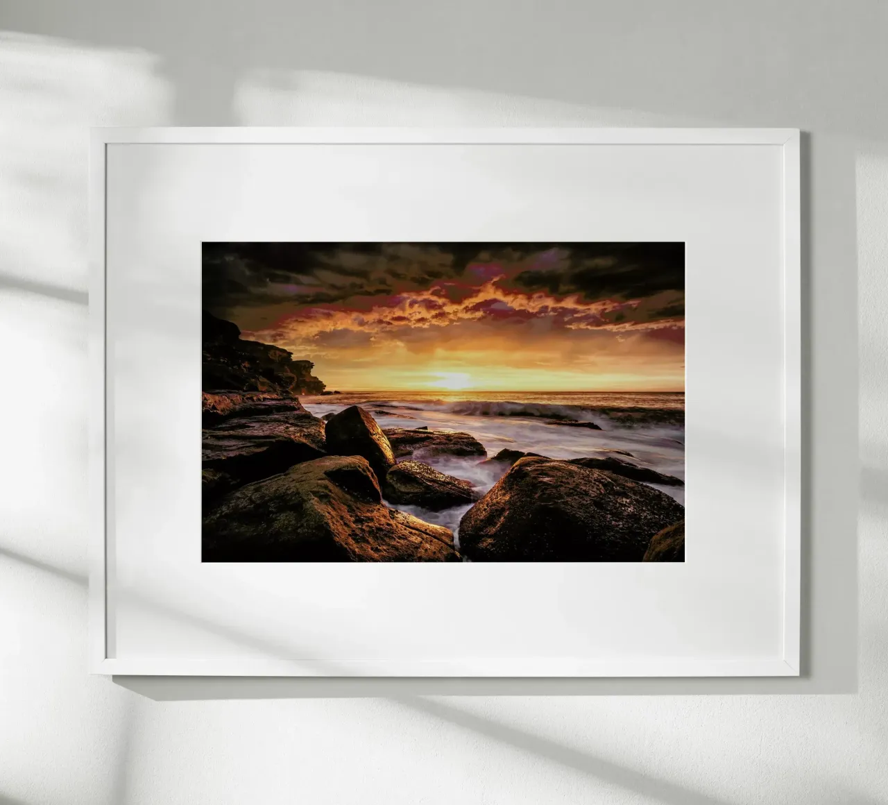 Cape Solander poster con telaio in plastica da Pictufy