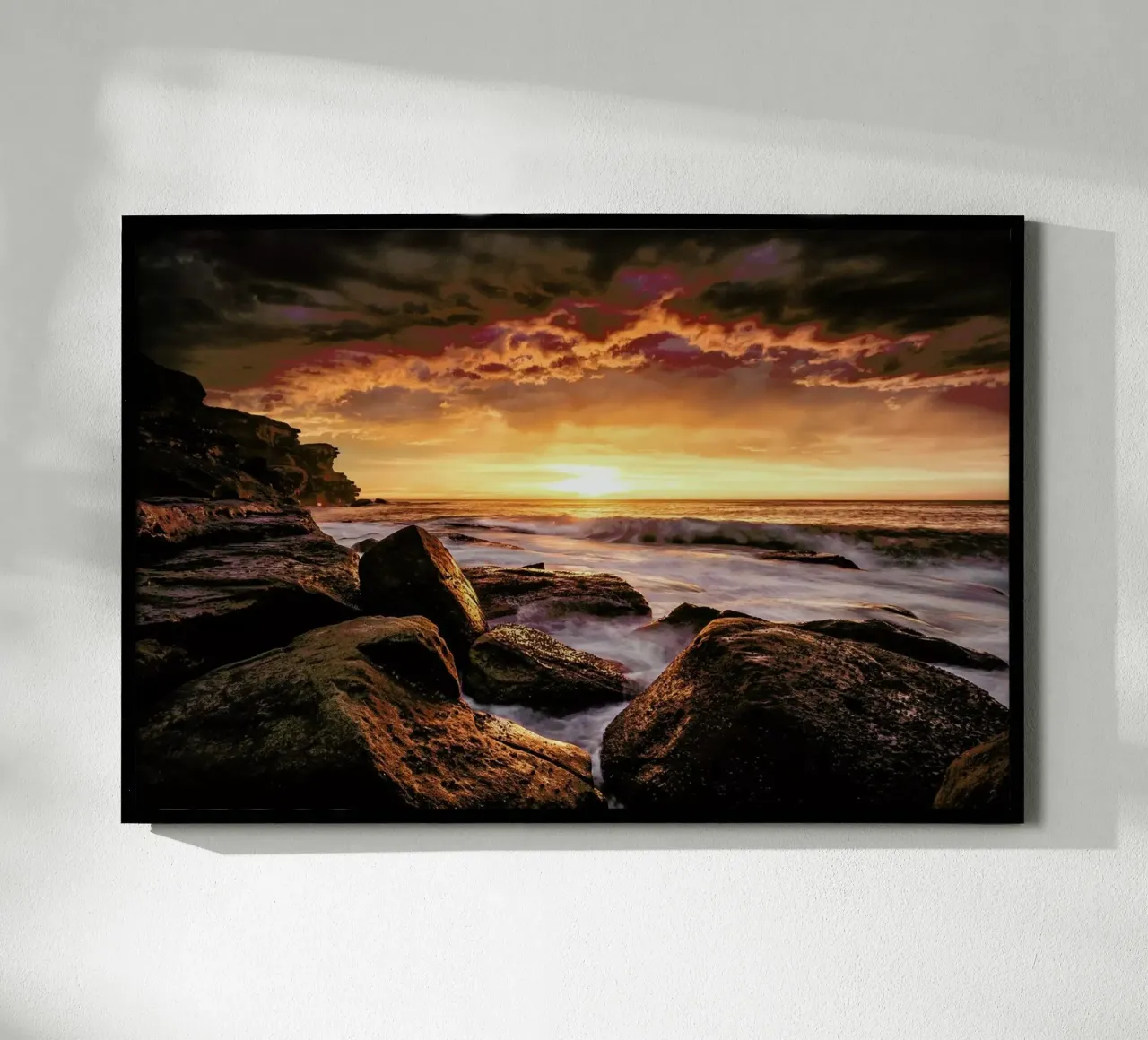Cape Solander poster con telaio in plastica da Pictufy