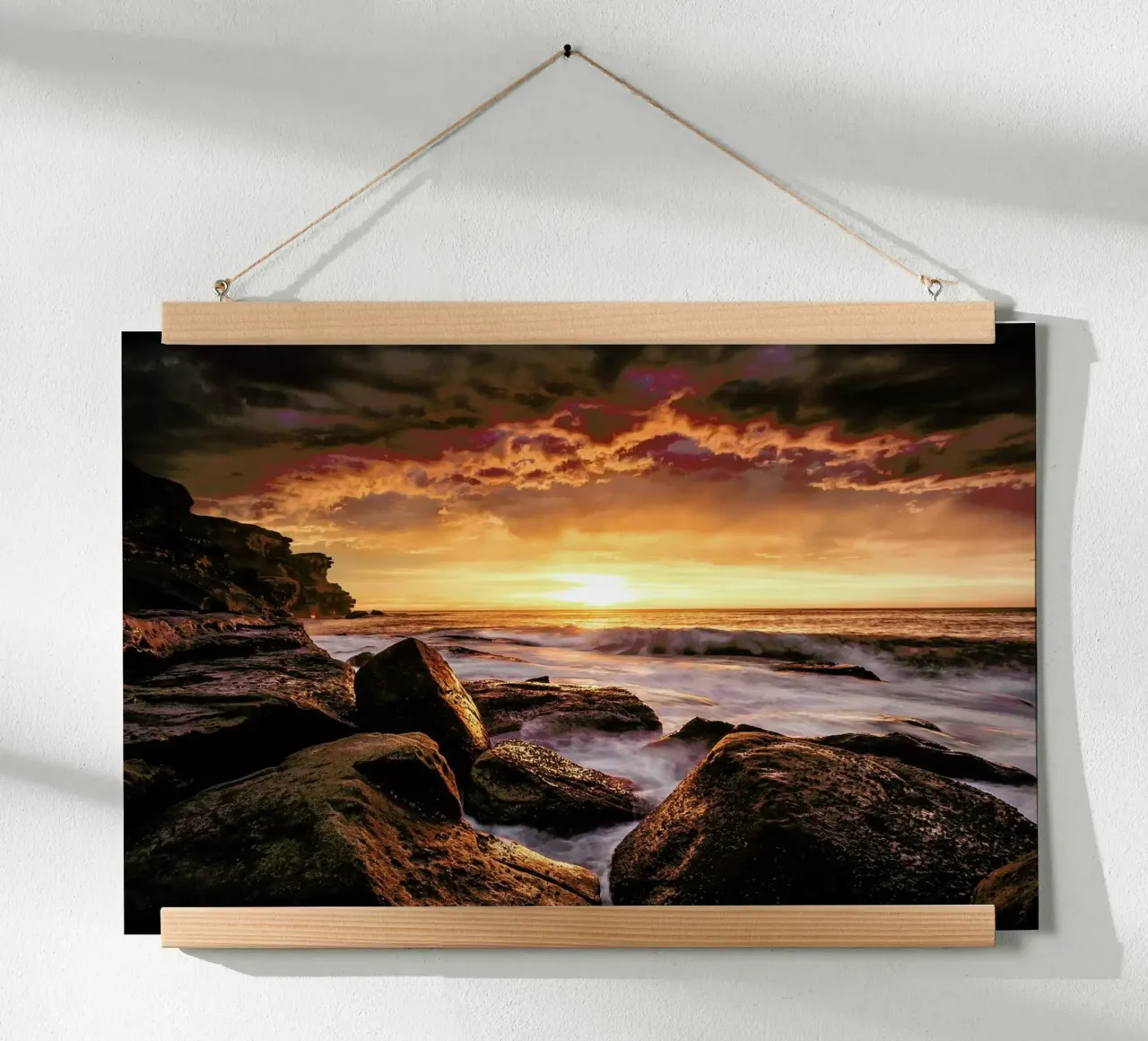 Cape Solander poster con telaio in plastica da Pictufy