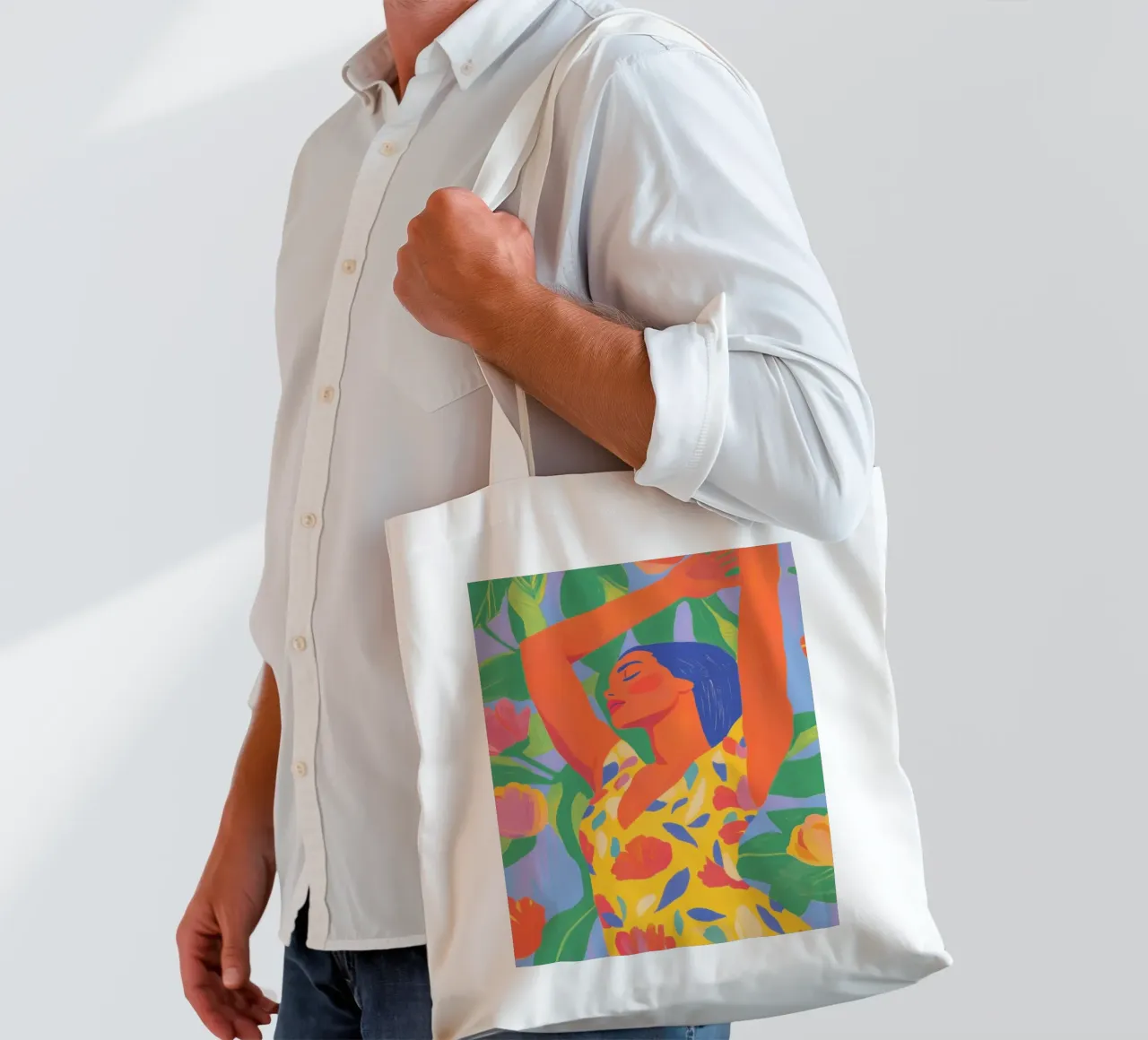 Dance into the summer tote bag by Carinaprint