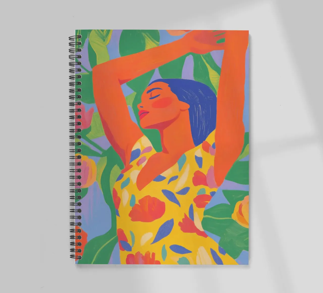 Dance into the summer spiral notebook by Carinaprint