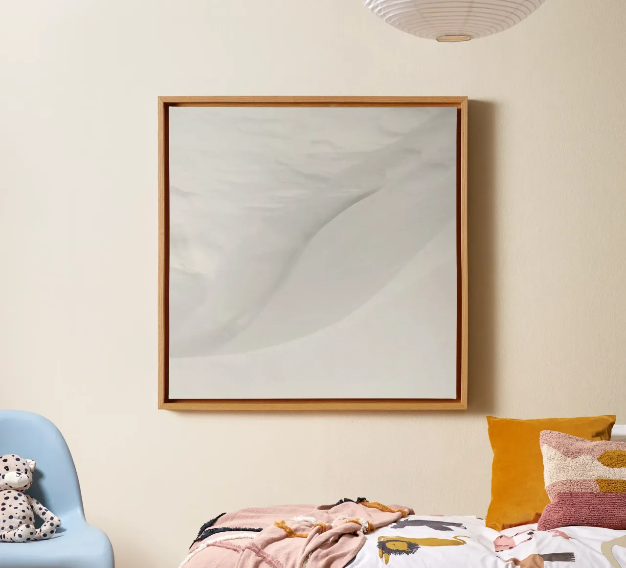 Snowscape 2 tela con Cornice a cassetta da Nur Mut