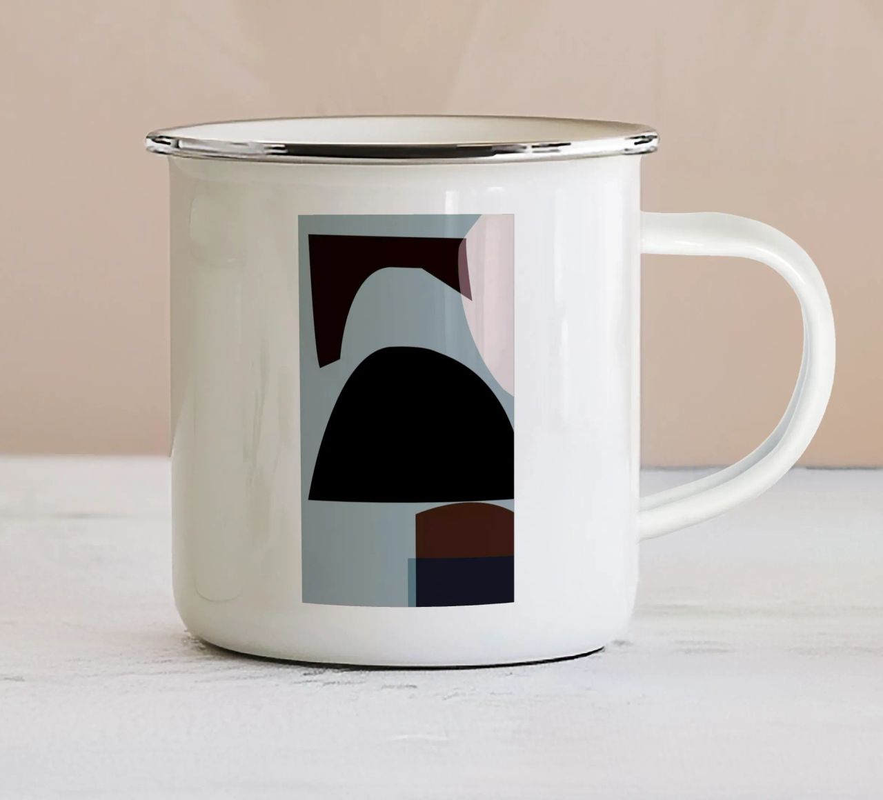 Bloom 3 tazza in smalto da Jonathan Lawes