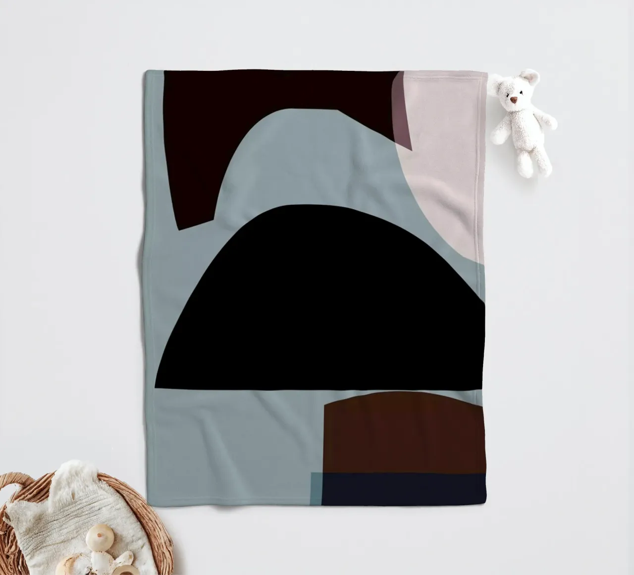 Bloom 3 Fleecedecke von Jonathan Lawes