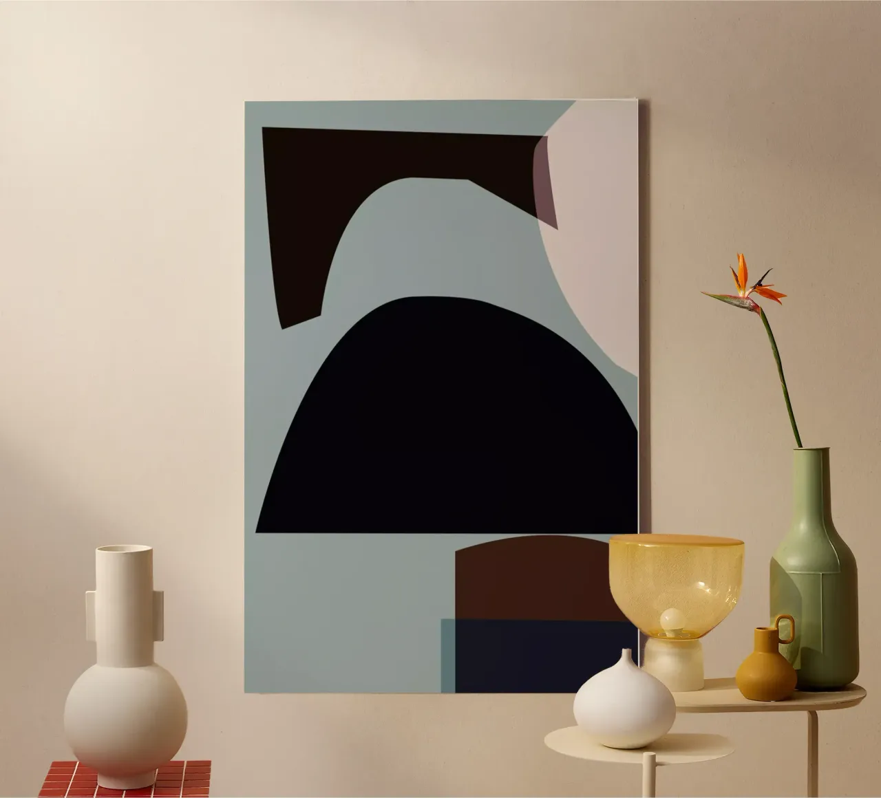 Bloom 3 canvas met Baklijst van Jonathan Lawes
