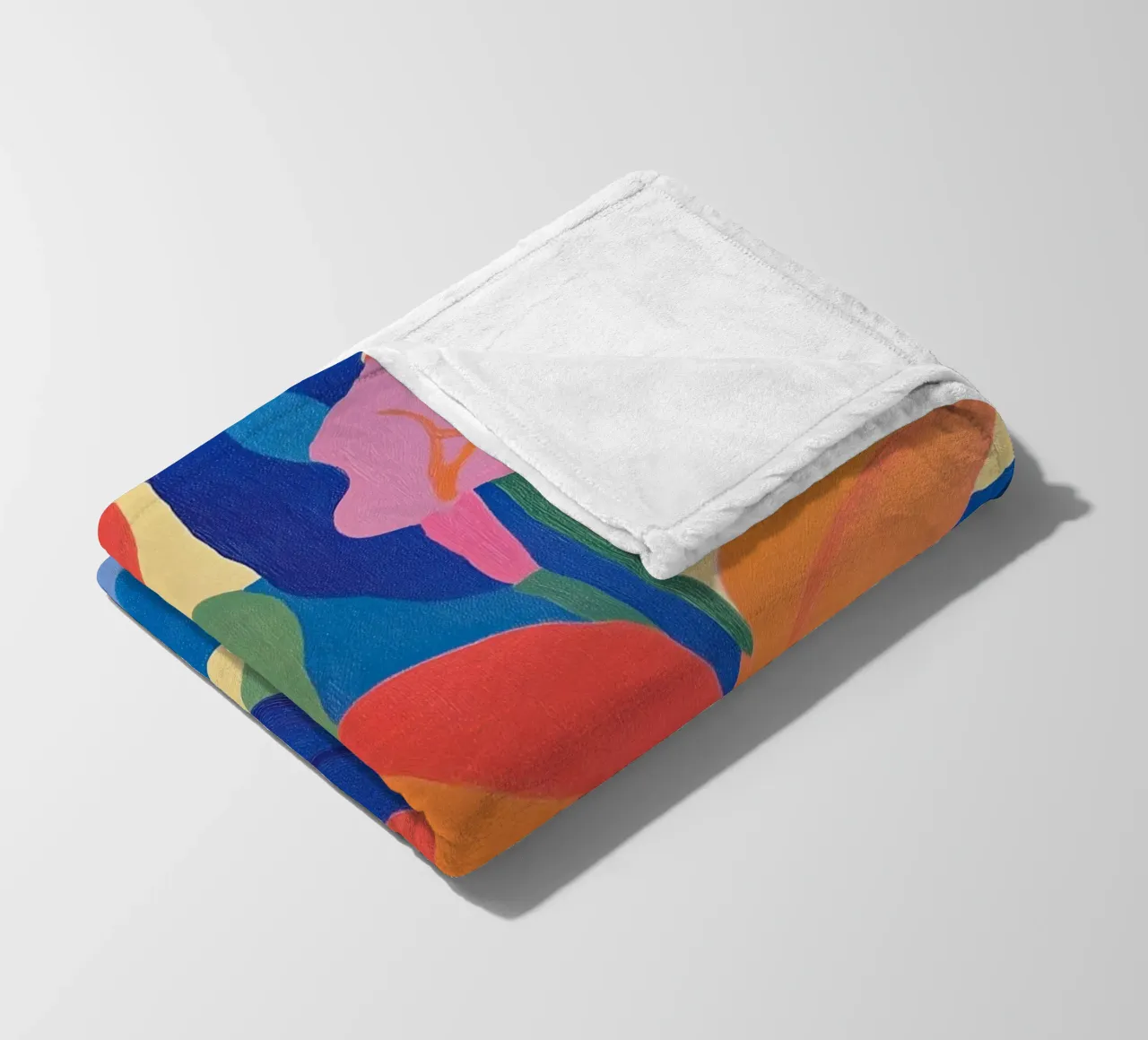 Un tocco floreale estivo coperta in pile da Carinaprint