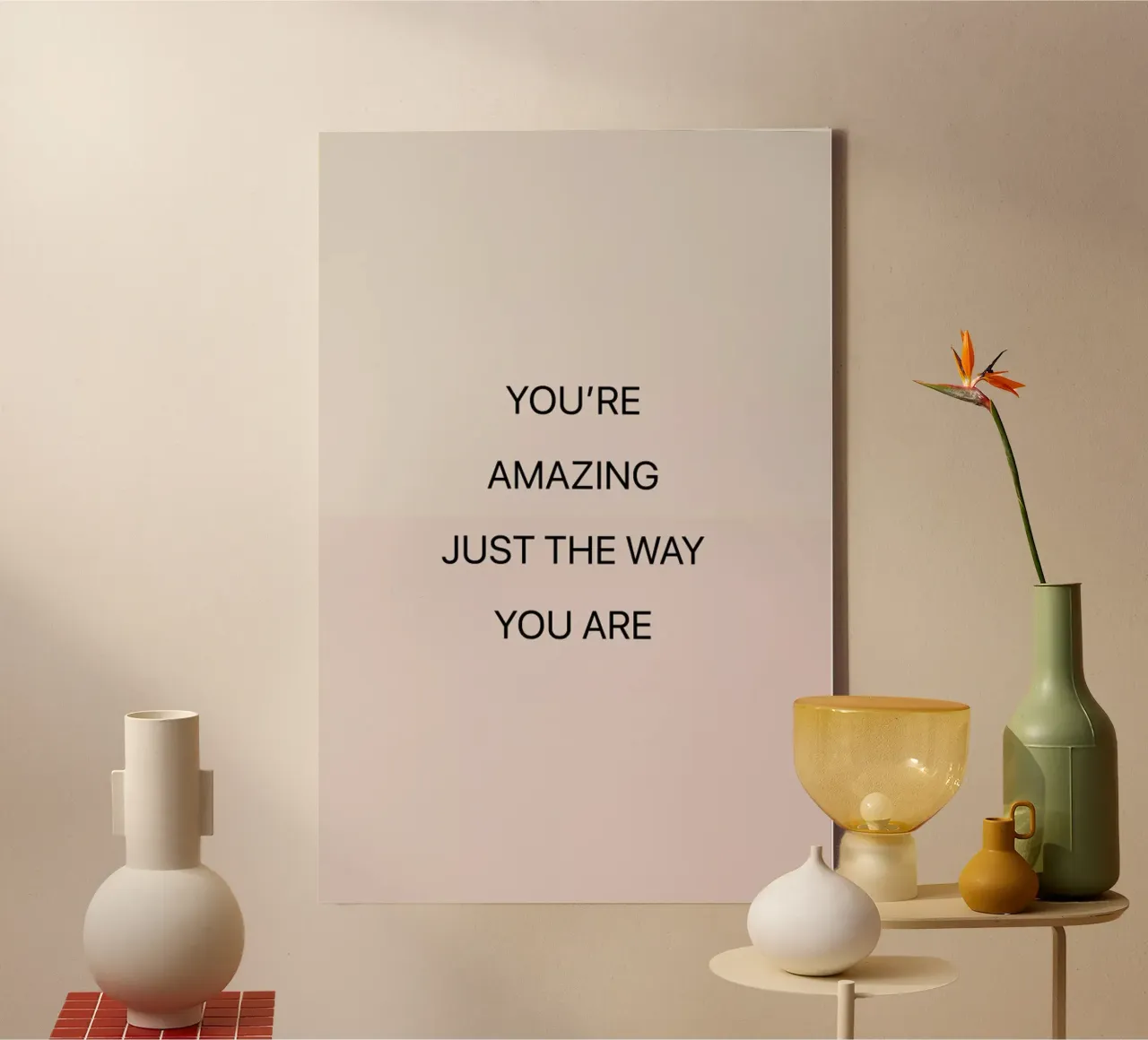 You're Amazing 01 tela con Cornice a cassetta da Studio One