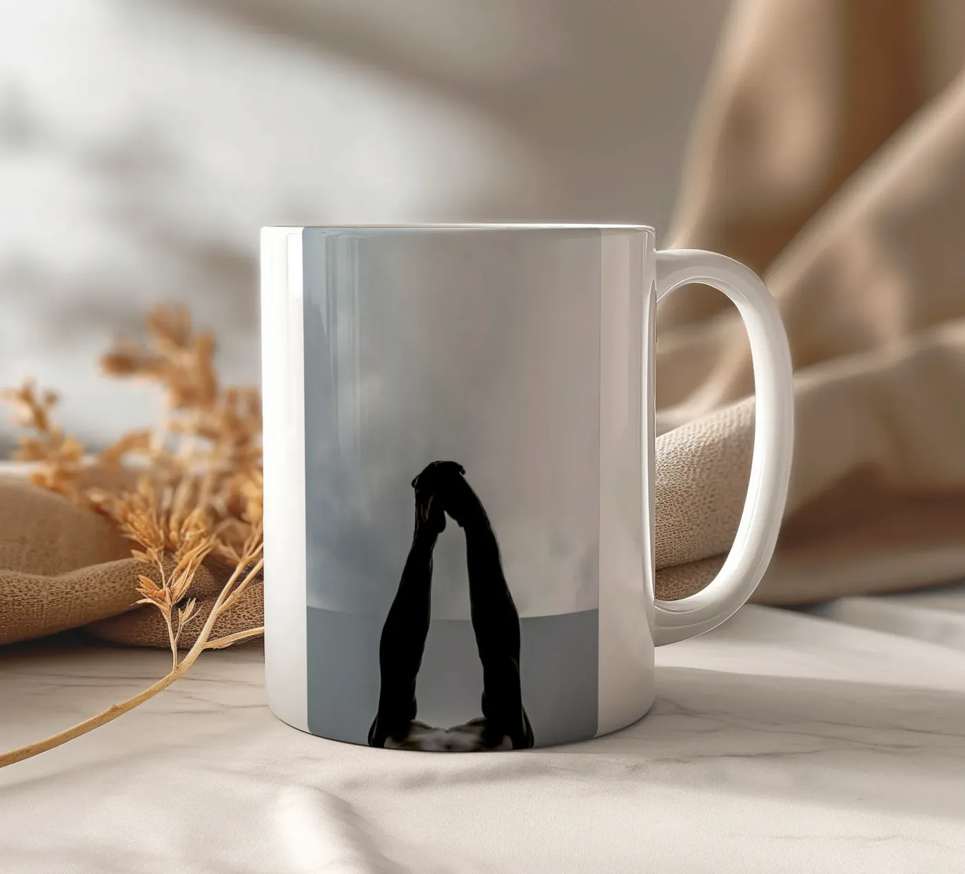 Stretch ceramic mug by Chris Abatzis