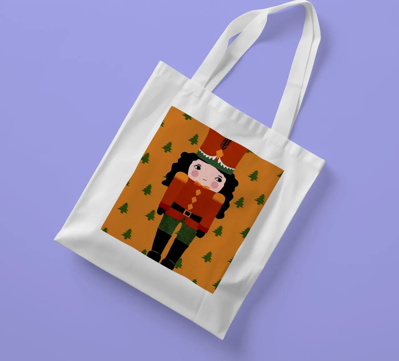 Nussknackermädchen borsa in juta da treechild