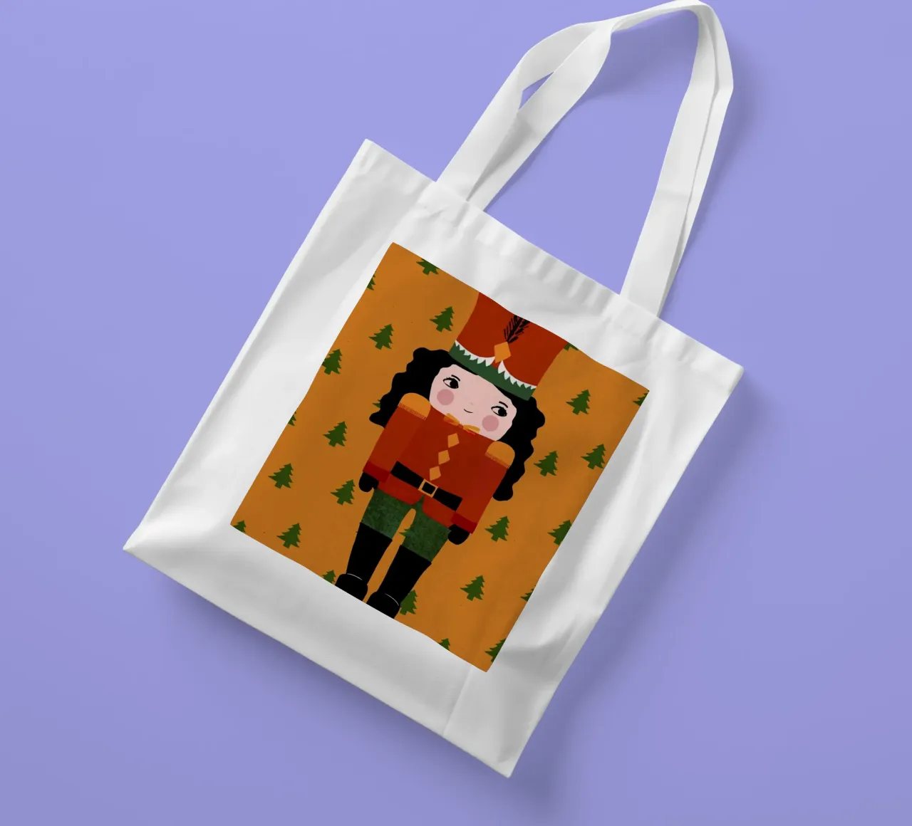 Nussknackermädchen borsa in juta da treechild