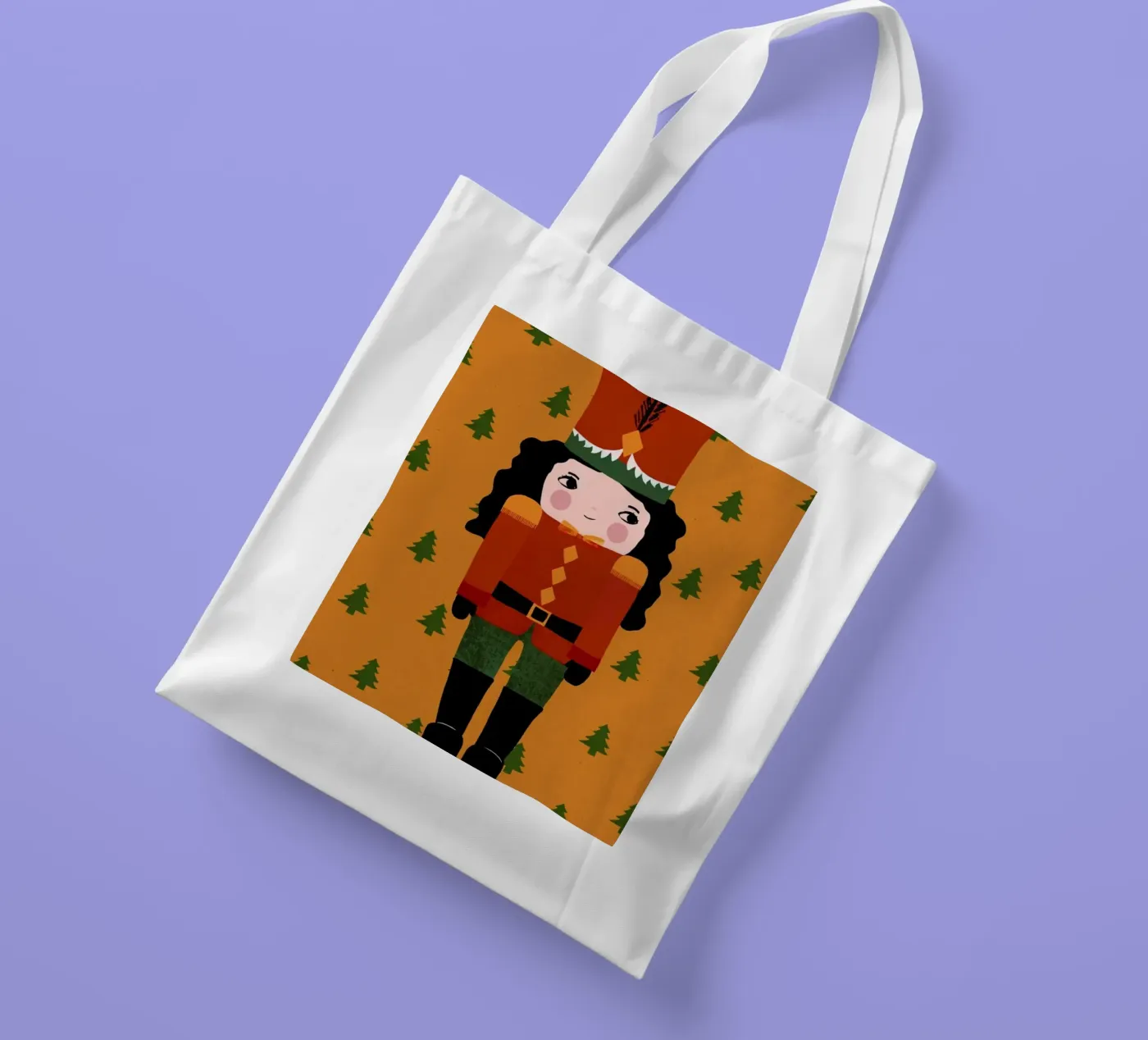 Nussknackermädchen borsa in juta da treechild