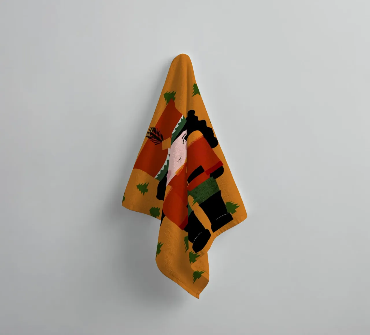 Nussknackermädchen towel by treechild