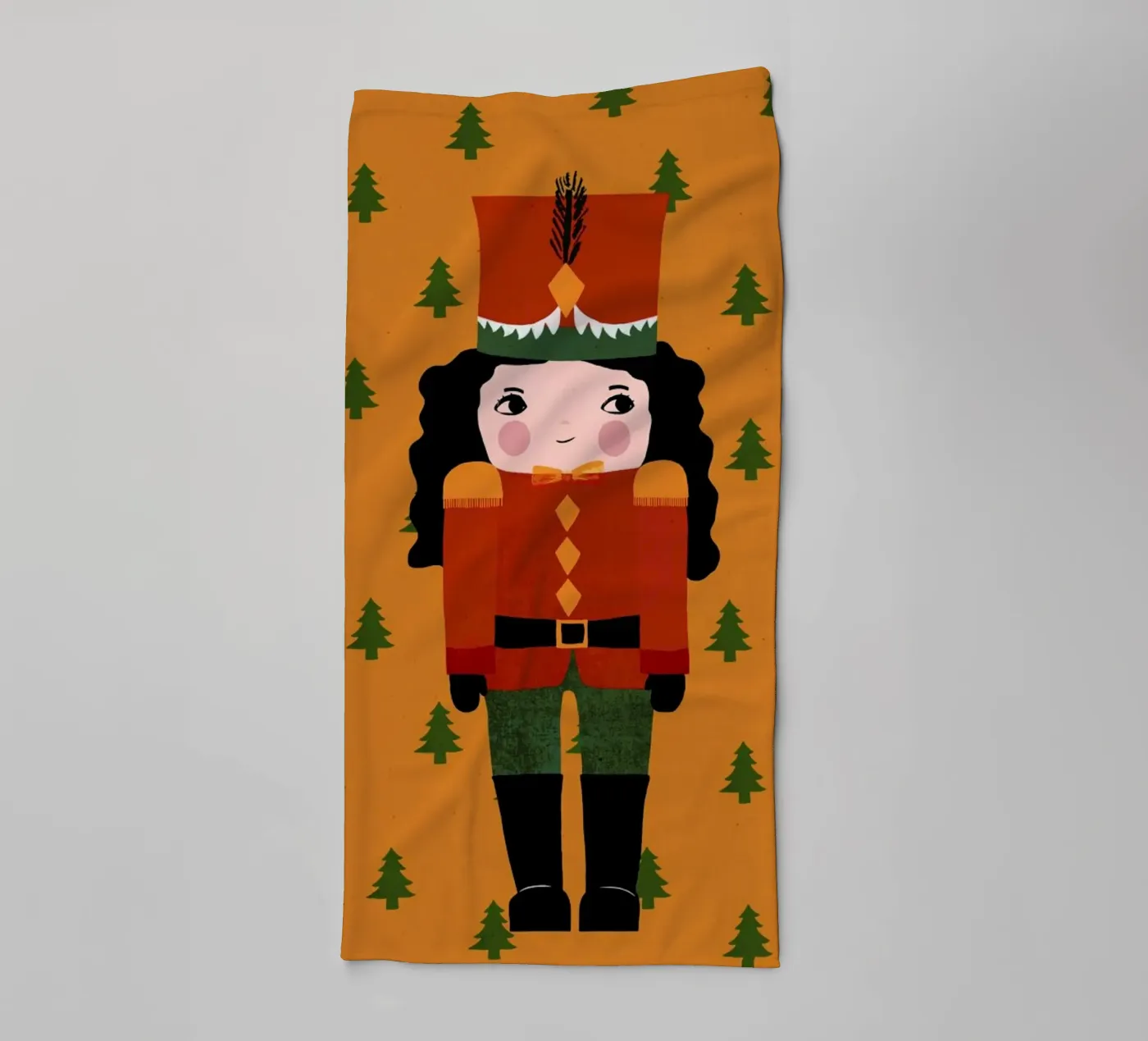 Nussknackermädchen asciugamano da bagno da treechild