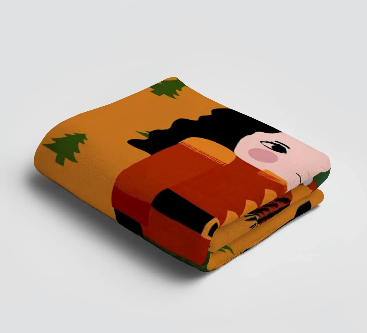 Nussknackermädchen towel by treechild