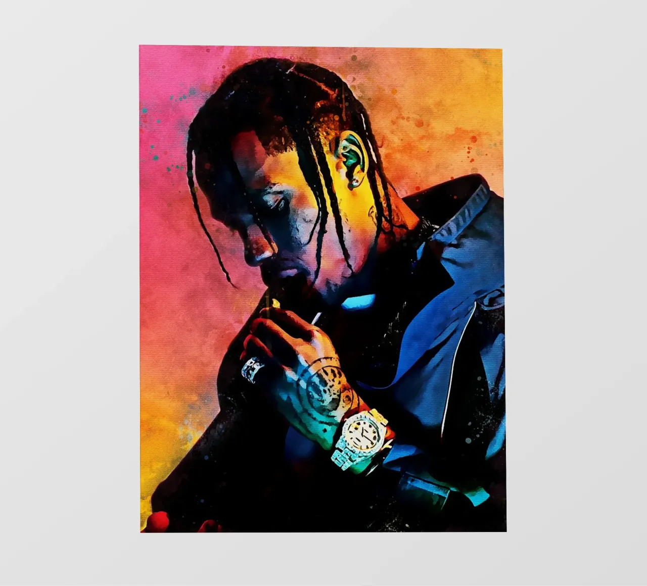 Travis Scott pellicola backlit da avissta