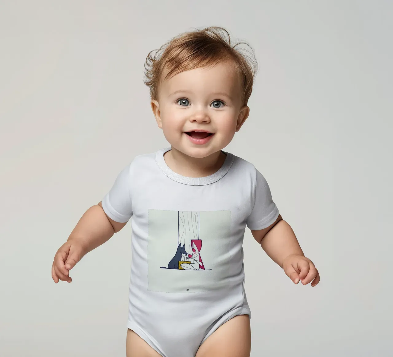 All the better to love you with body neonato maniche corte da Ale Giorgini