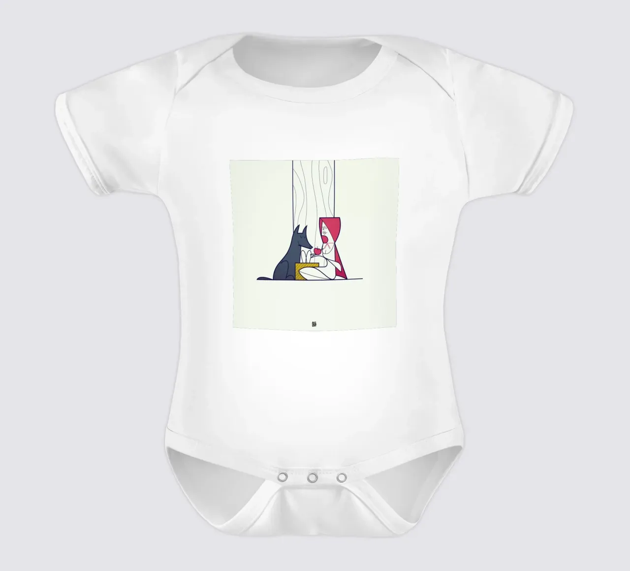 All the better to love you with body neonato maniche corte da Ale Giorgini