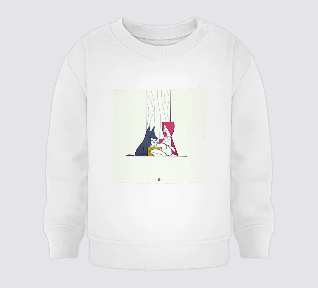 All the better to love you with felpa neonato da Ale Giorgini