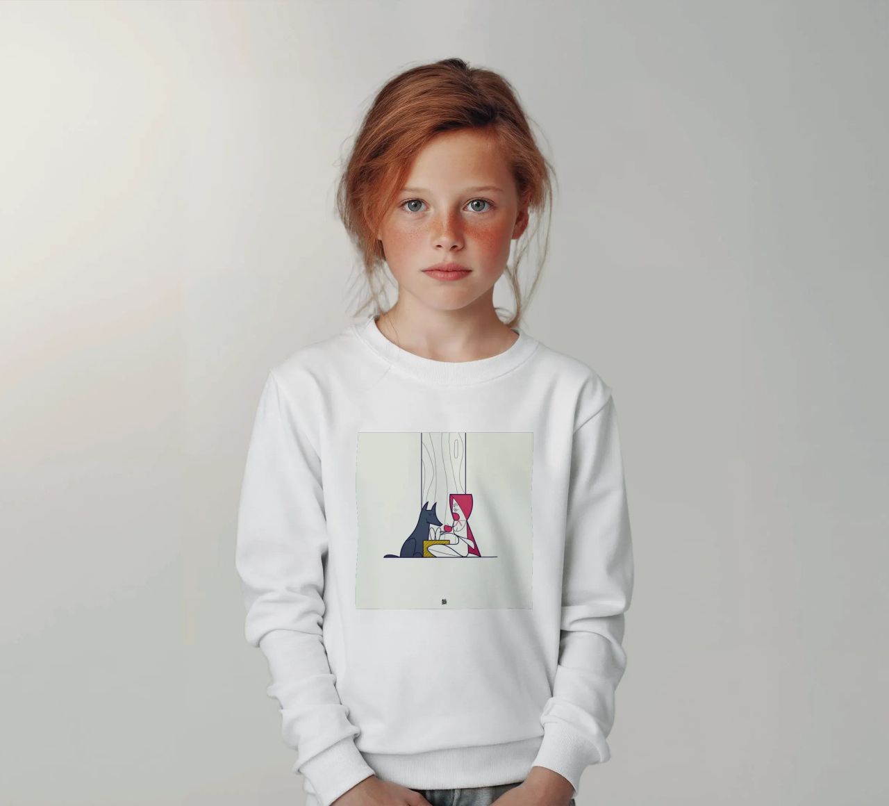 All the better to love you with felpa bambino da Ale Giorgini