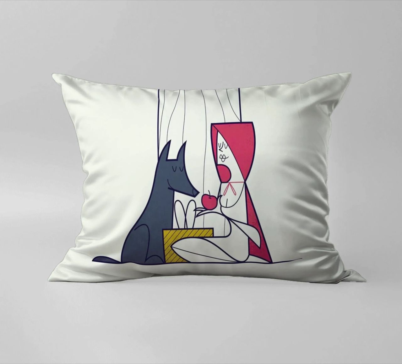 All the better to love you with cuscino da Ale Giorgini